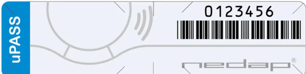 UHF Whinshield Tag Sticker