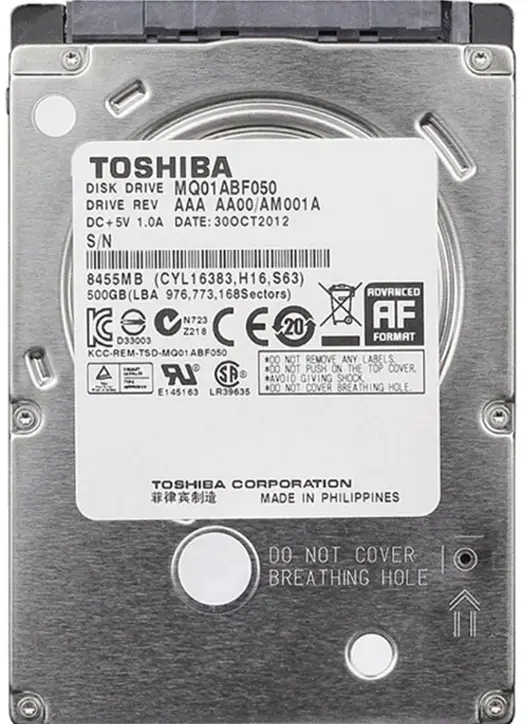 HDD 500G TOSHIBA
