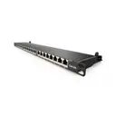 DDS 24 Port STP Cat6A Patch Panel 0.5U 